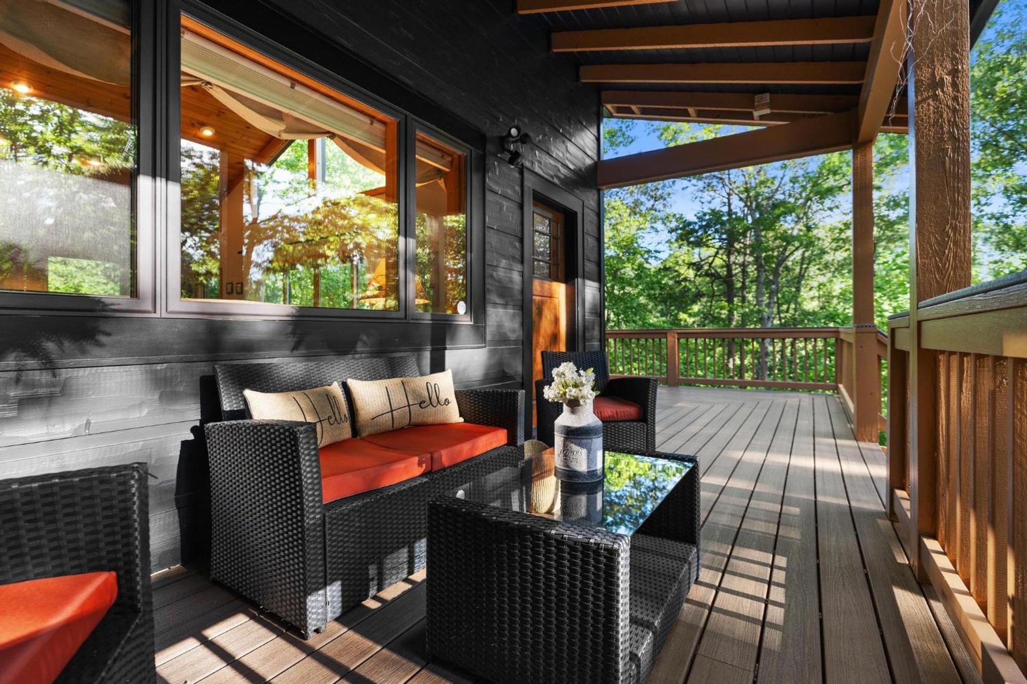 Serene Mountain And Sunset Views 3Bd Cabin Франклин Экстерьер фото