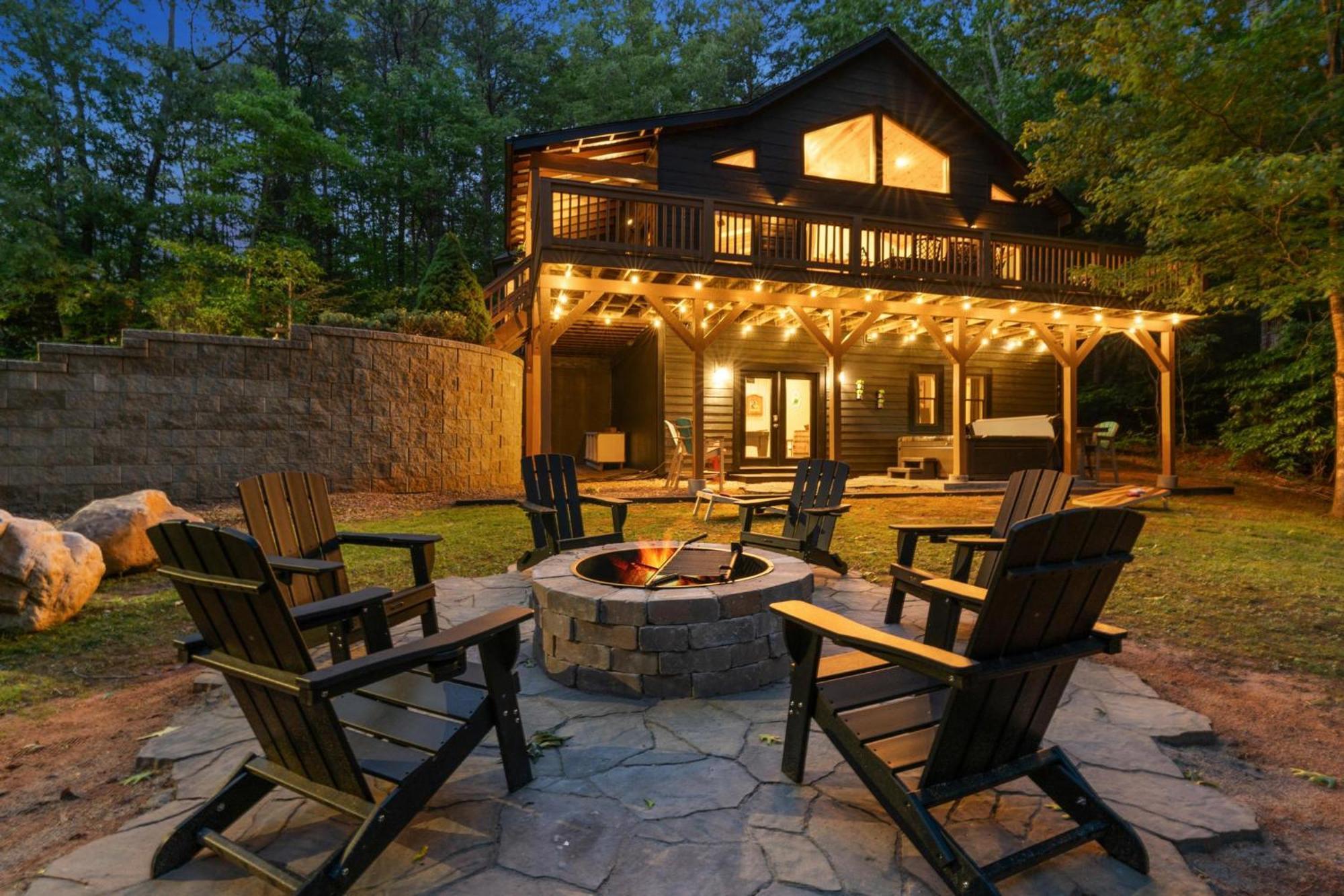 Serene Mountain And Sunset Views 3Bd Cabin Франклин Экстерьер фото